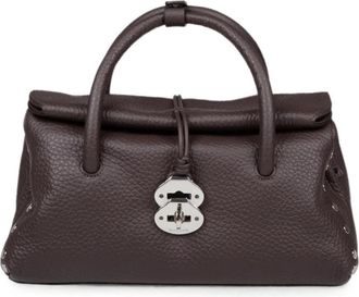 Zanellato Dotta Centauro Small Tote - Dames - Handtassen - Bruin - ONE Size - Leer - Tassen