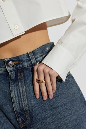 Balenciaga Elisa Ring, Womens, Gold