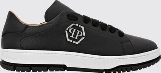 Philipp Plein Sneakers low-top in pelle liscia con logo Hexagon e monogram