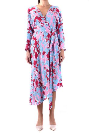 Diane Von F&uuml;rstenberg Floral Print Wrap Asymmetrische Zoom