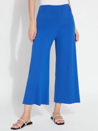 Lyssé Ellis Hi Waist Culottes In Cobalt