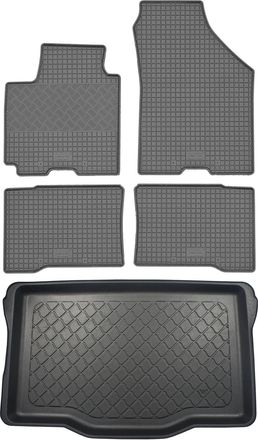 OEM Juego De Alfombrillas De Goma Para Coche Y Alfombrilla Para Maletero Para Suzuki Swift Hatchback (5 Puertas) Desde Mayo De 2017