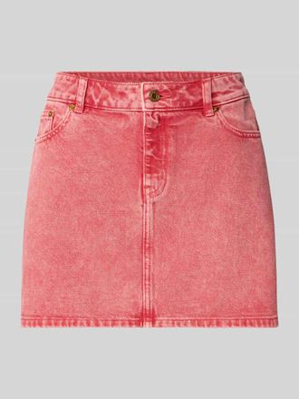 Michael Kors Jeansrock mit Eingrifftaschen in Rosa, Gr&ouml;&szlig;e 34