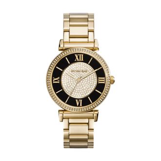 Michael Kors Catlin Horloge - Dames - Horloges - Geel - ONE Size - Accessoires
