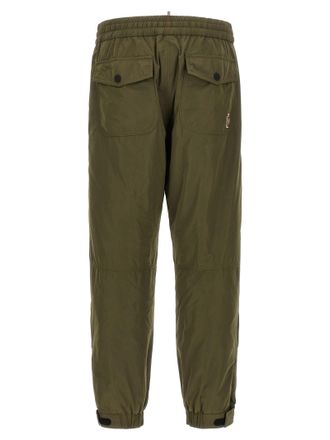 Moncler Compact Polyester Joggers - Green
