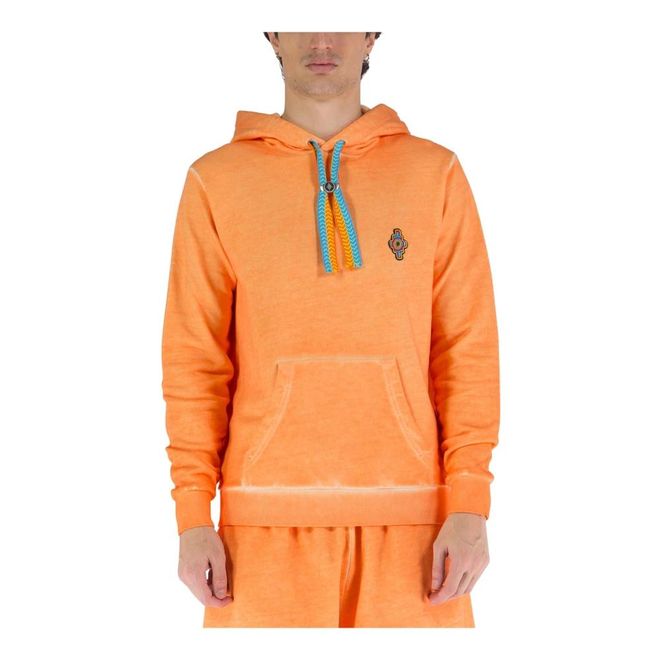 パーカー・フーディ Marcelo Burlon SUNSET CROSS REGULAR SWEATSHIRT Marcelo Burlon Hoodies, male, Orange, Size: L Sunset Cross