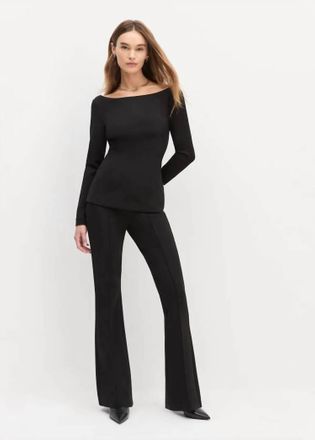 Favorite Daughter Cold Shoulder Top In Black