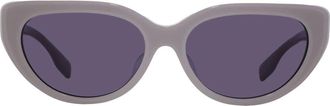 Tory Burch Dark Violet Cat Eye Ladies Sunglasses TY7220D 20291A 55