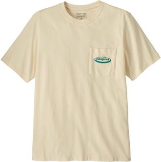 Patagonia MW 95 Oval Logo Pocket Tee T-Shirt f&uuml;r Herren | beige