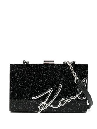 Karl Lagerfeld Ksoiree clutch bag - Black