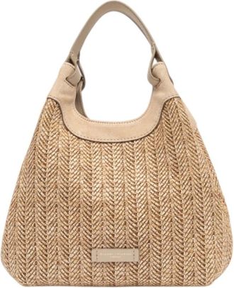 Gianni Chiarini Handbags, female, Beige, Size: ONE SIZE Dua Bag