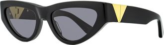 Bottega Veneta BV1176S Cat-Eye Sunglasses - Black