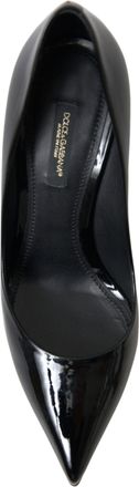 Dolce & Gabbana Patent Leather Heel - Black