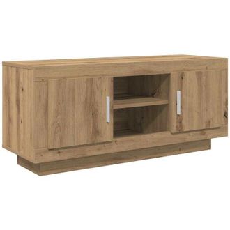 vidaXL Gabinete de TV Roble artesanal 102 x 35 x 45 cm vidaXL