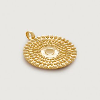 Monica Vinader Gold Juno Disc Pendant