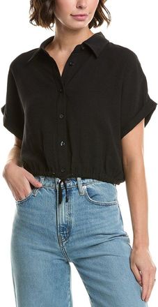 Hudson Drawstring Button-Down Shirt