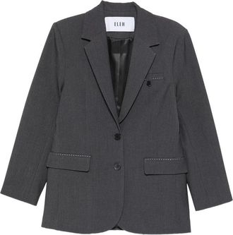 Eleh Notched-lapel Single-breasted Blazer
