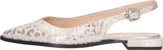 Floris Van Bommel Schoenen, Dames, Beige, 38 EU, Leer, Gynni Slingback