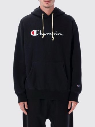 Champion Felpa con cappuccio in misto cotone con logo