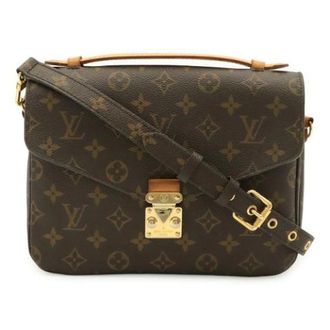 Louis Vuitton Pre-owned Pochette Metis Monogram schoudertas - Dames - Pre-owned - Bruin - Maat: ONE Size