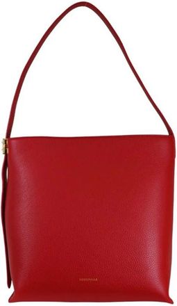 Coccinelle Leren Schoudertas - Dames - Schoudertassen - Rood - ONE Size - Leer - Tassen