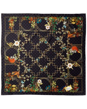 Gucci Printed Silk Scarf