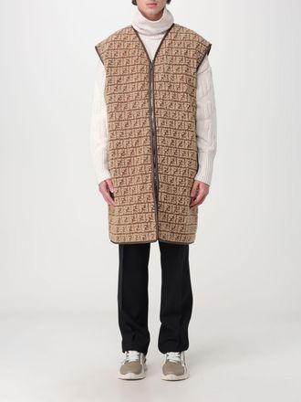 Fendi Gilet Fendi in pile con motivo monogram