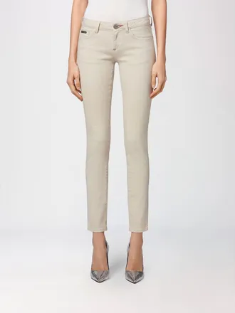 Philipp Plein Jeans skinny in denim stretch a vita media