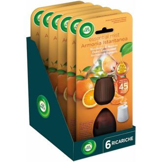 Air Wick Airwick Ricariche per Diffusore di Oli Essenziali Armonia Istantanea, Confezione da 6 Ricariche per il Diffusore di Oli Essenziali, Profumatore per