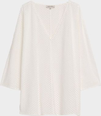 Solid & Striped The Samara Eyelet Tunic Coverup