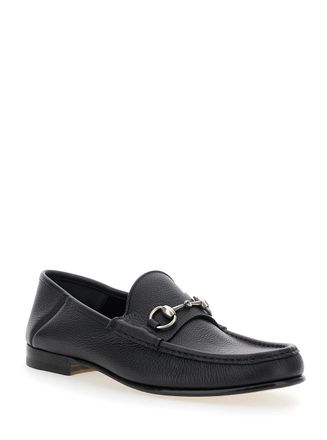 Gucci Horsebit-Detail Leather Loafer - Black