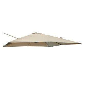 COSMA Toldo De Repuesto Para Sombrilla De Jard&iacute;n Cortavientos Mod. Saturno 3x3 Beige Agrisado