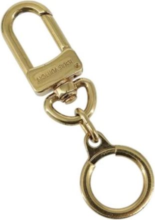 Louis Vuitton Pre-owned Accessories, female, Yellow, Size: ONE SIZE Pre-owned Metal Key-holder