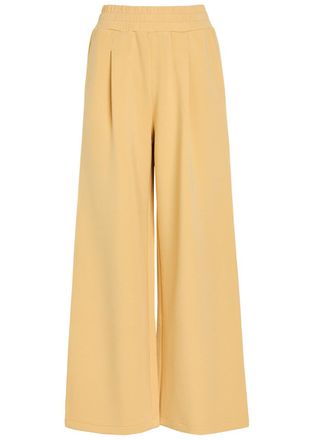 Varley The Extra Wide Leg 29.5 Jersey Sweatpants - Yellow - Xxs (UK4 / Xxs)
