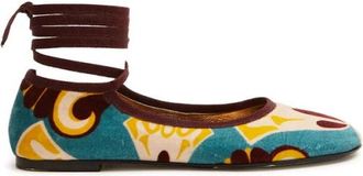La DoubleJ Winter Ballerinas - Dames - Ballerinas - Veelkleurig - 41 EU - Katoen - Schoenen