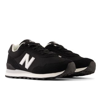 New Balance Plateausneaker NEW BALANCE 515, Damen, Gr. 41,5, schwarz, Leder, Synthetik, Schuhe Plateausneaker