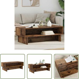 vidaXL Tavolino in legno - Tavolino da salotto Legno vecchio 100 x 46 x 35 cm