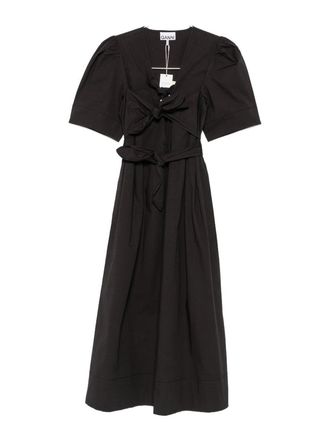 Ganni Organic Cotton Midi Dress