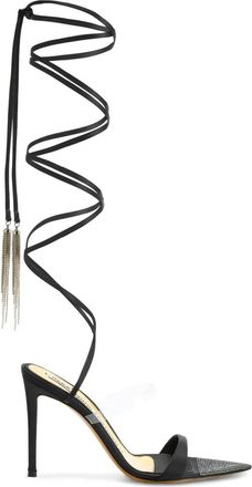 Alexandre Vauthier Sandali stringati 111mm - Nero