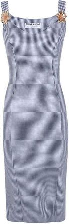 La Petite Robe Di Chiara Boni Nedda Print Slim Jersey Dress