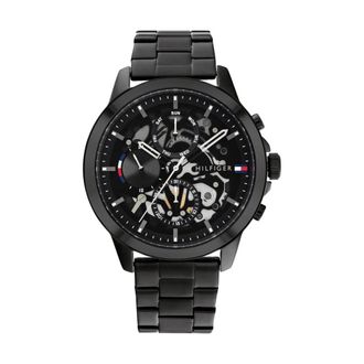 Tommy Hilfiger Accessoires, Heren, Zwart, ONE Size, Henry Horloge
