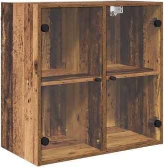 vidaXL Wall Cabinet Old Wood 68 x 37 x 68.5 cm Engineered Wood vidaXL