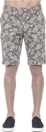 Pantaloni Torino Gestreepte katoenen Bermuda shorts - Heren - Korte Broeken - Veelkleurig - L - Katoen - Korte Broeken