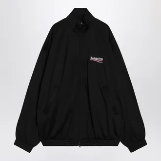 Balenciaga Black Zip Hoodie Political Campaign