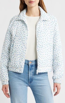 Bernardo Short Cloudweight Nylon Jacket in Floral at Nordstrom, Size Xx-Large