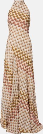 Missoni Halterneck lam&eacute; gown