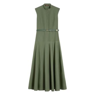 Max Mara Shirt Dresses, female, Green, Size: XS Mstgesto Dress