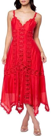 Ciebon Cusia Embroidered Sleeveless Maxi Dres at Nordstrom, Size X-Small