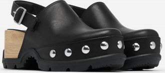 Sorel Womens Roamn Clog In Black Black