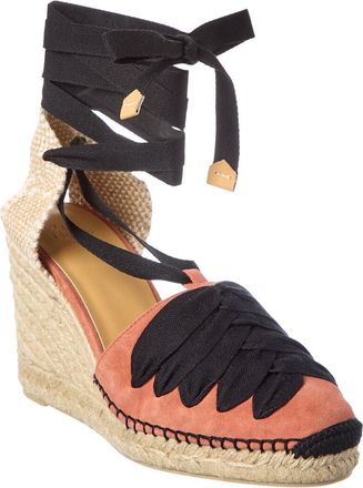 Castaner Curtis Suede Wedge Sandal